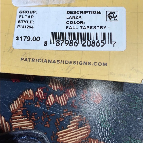 New Patricia Nash leather floral bag with tags. - Picture 8 of 8